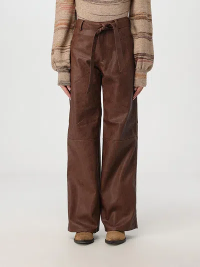 BAUM UND PFERDGARTEN PANTS BAUM UND PFERDGARTEN WOMAN COLOR BROWN,G15545032