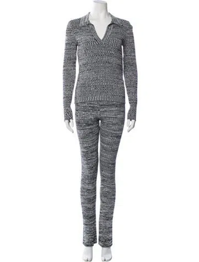 Pre-owned Baum Und Pferdgarten Patterned Pant Set In Grey