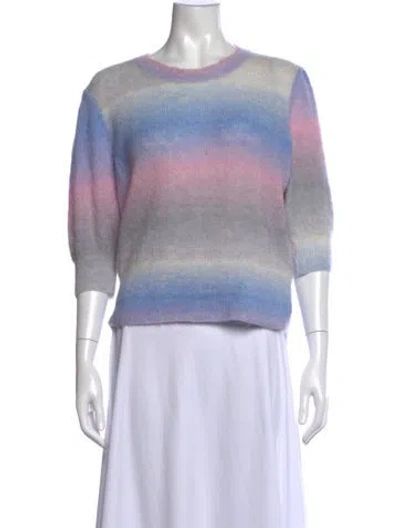 Pre-owned Baum Und Pferdgarten Printed Crew Neck Sweater In Multicolor