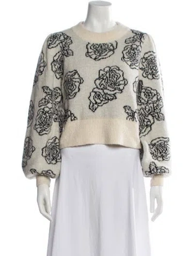 Pre-owned Baum Und Pferdgarten Printed Crew Neck Sweater In Multicolor
