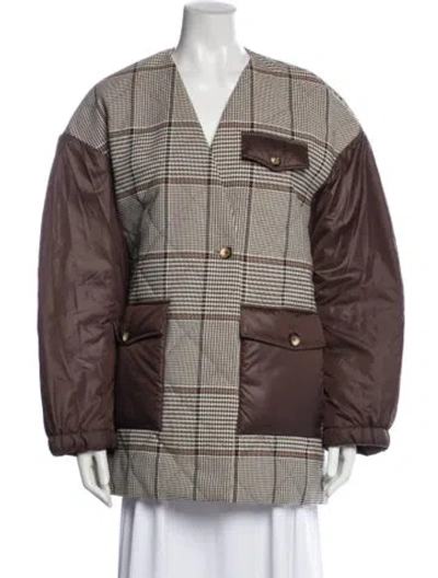 Pre-owned Baum Und Pferdgarten Printed Jacket In Neutral