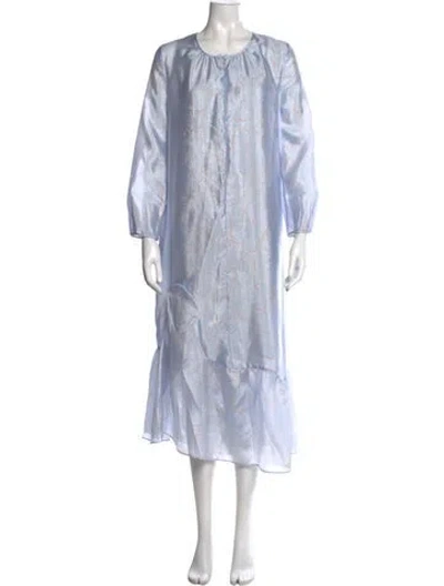Pre-owned Baum Und Pferdgarten Printed Long Dress In Multi