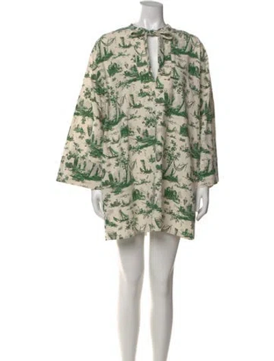 Pre-owned Baum Und Pferdgarten Printed Mini Dress In Multi
