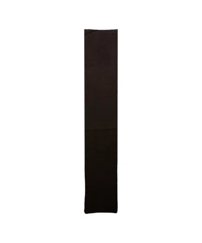 Baum Und Pferdgarten Ribbed Knit Scarf With Elegant Texture In Brown