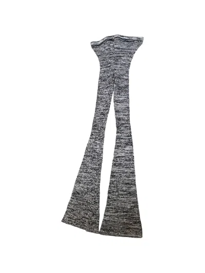 Pre-owned Baum Und Pferdgarten Ribbed-knit Trousers In Black