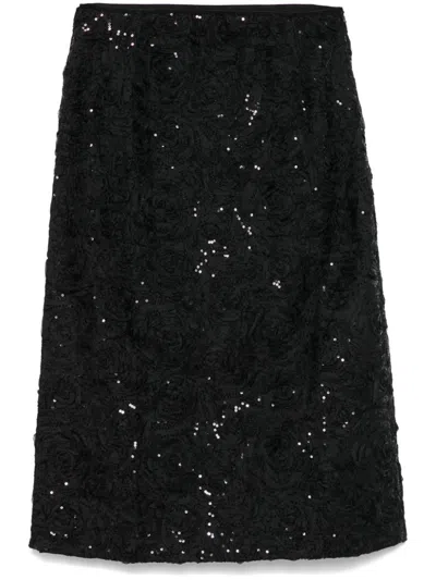 Baum Und Pferdgarten Samina Midi Skirt In Black