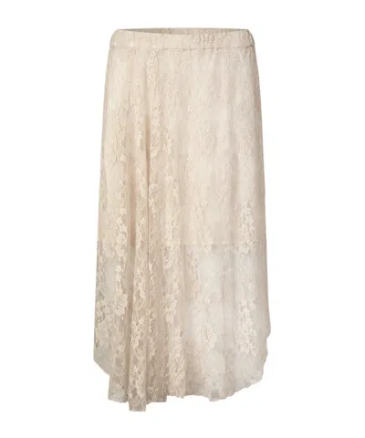 Baum Und Pferdgarten Selmo Lace Midi Skirt In Brown