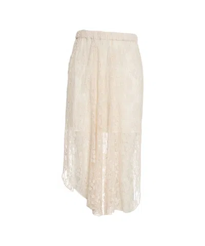 Baum Und Pferdgarten Selmo Midi Skirt In White Sand