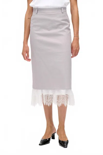 Baum Und Pferdgarten Shafic Skirt In Grey In Gray