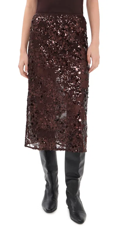 Baum Und Pferdgarten Shania Skirt Coffee Bean Brown