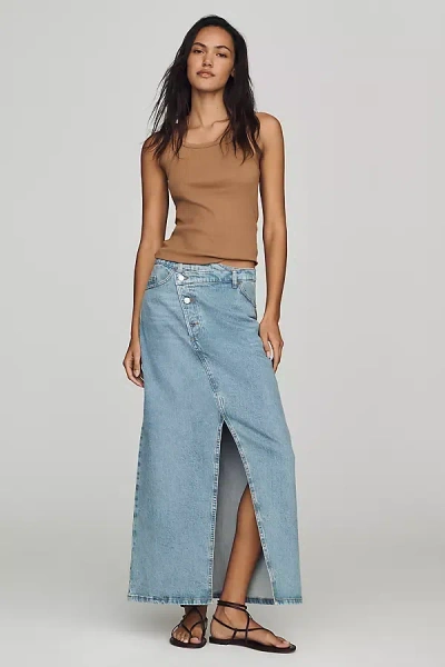 Baum Und Pferdgarten Sigge Denim Midi Skirt In Blue