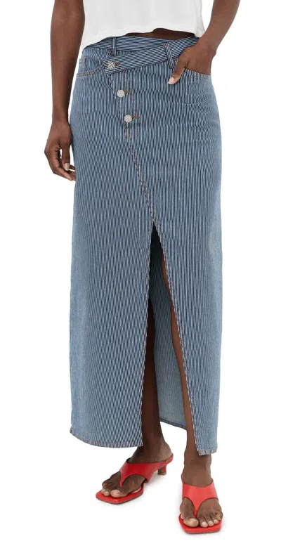 Baum Und Pferdgarten Sigge Skirt Milky Boy Stripe In Blue
