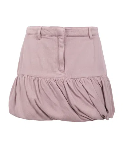 Baum Und Pferdgarten Sikita Bubble Mini Skirt In Neutral