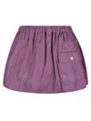 Baum Und Pferdgarten Simona Elastic-waist Pocket Mini A-line Skirt In Purple