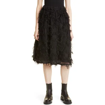 Baum Und Pferdgarten Sirella Mesh Fringe Skirt In Black