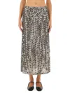Baum Und Pferdgarten Skirt  Woman Color Silver In Silver