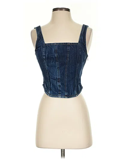 Pre-owned Baum Und Pferdgarten Sleeveless Blouse In Blue