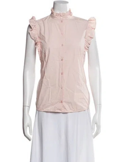 Pre-owned Baum Und Pferdgarten Sleeveless Blouse In Pink