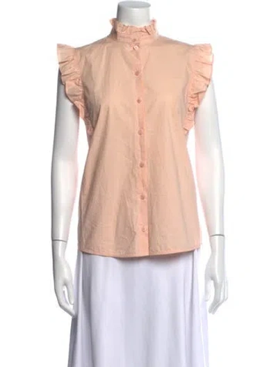 Pre-owned Baum Und Pferdgarten Sleeveless Blouse In Pink