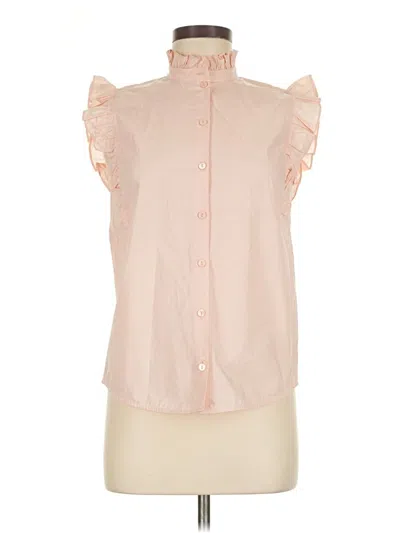 Pre-owned Baum Und Pferdgarten Sleeveless Button Down Shirt In Pink
