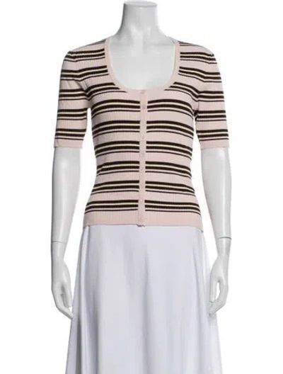 Pre-owned Baum Und Pferdgarten Striped Crew Neck Sweater W/ Tags In Multicolor