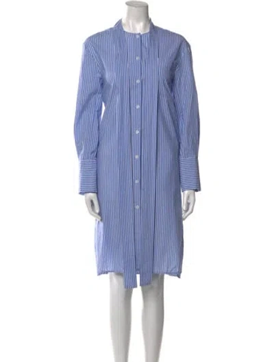 Pre-owned Baum Und Pferdgarten Striped Knee-length Dress In Blue