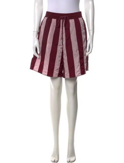 Pre-owned Baum Und Pferdgarten Striped Mini Shorts In Pink