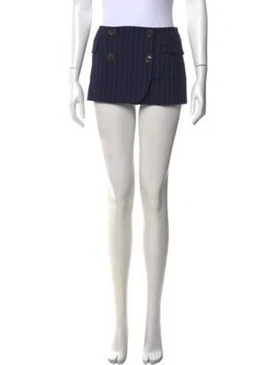 Pre-owned Baum Und Pferdgarten Striped Mini Skirt In Neutral