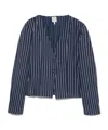 Baum Und Pferdgarten Striped Blazer In Blue