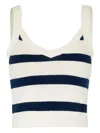 Baum Und Pferdgarten Striped Top In White
