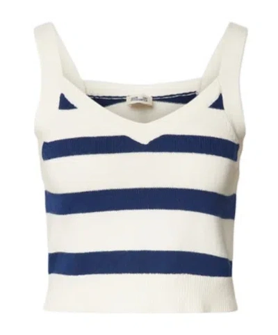 Baum Und Pferdgarten Striped V-collar Sling In Multi