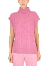 Baum Und Pferdgarten Cilina Knit Vest In Pink