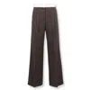 Baum Und Pferdgarten Tailored Pants With Smooth Finish And Subtle Stretch In Brown