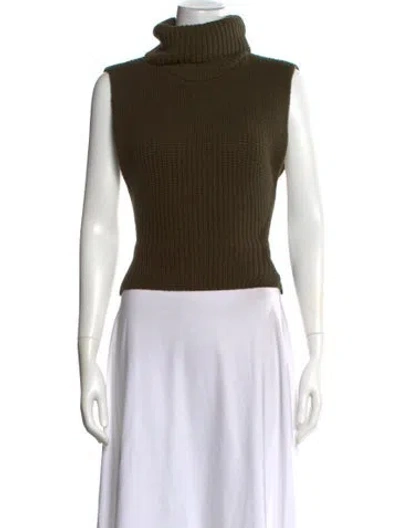 Pre-owned Baum Und Pferdgarten Turtleneck Sweater In Green
