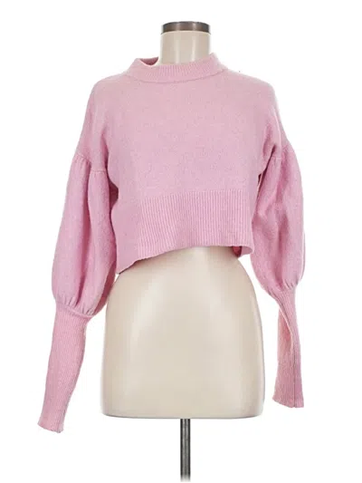 Pre-owned Baum Und Pferdgarten Turtleneck Sweater In Pink