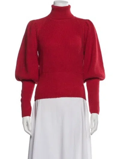 Pre-owned Baum Und Pferdgarten Turtleneck Sweater In Red