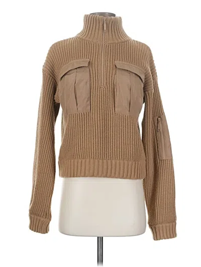 Pre-owned Baum Und Pferdgarten Turtleneck Sweater In Tan