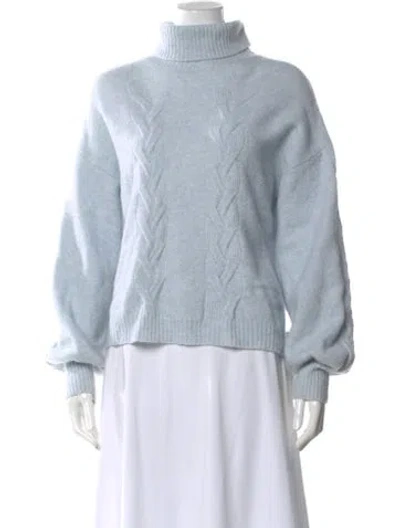 Pre-owned Baum Und Pferdgarten Virgin Wool Turtleneck Sweater In Blue