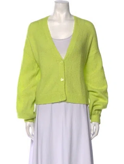 Pre-owned Baum Und Pferdgarten V-neck Sweater In Green