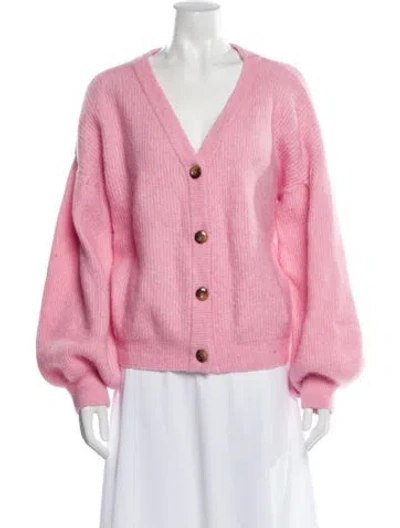 Pre-owned Baum Und Pferdgarten V-neck Sweater In Pink