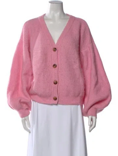 Pre-owned Baum Und Pferdgarten V-neck Sweater In Pink