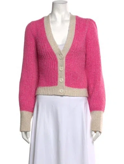 Pre-owned Baum Und Pferdgarten V-neck Sweater In Pink
