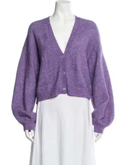 Pre-owned Baum Und Pferdgarten V-neck Sweater In Purple