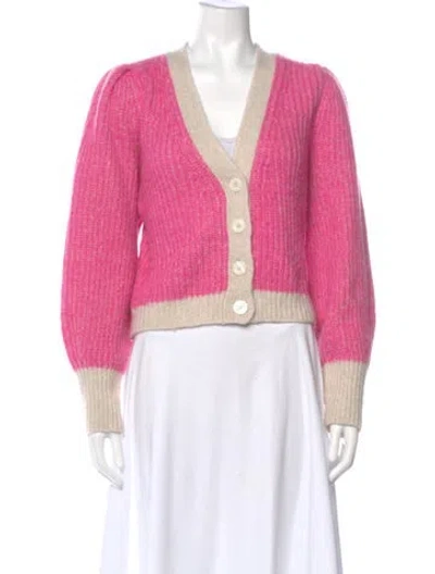 Pre-owned Baum Und Pferdgarten V-neck Sweater In Red
