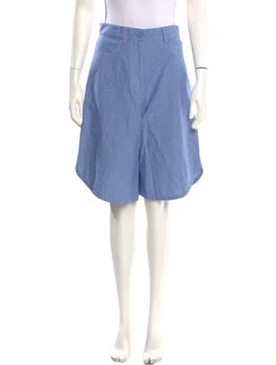 Pre-owned Baum Und Pferdgarten Wide Leg Pants In Blue