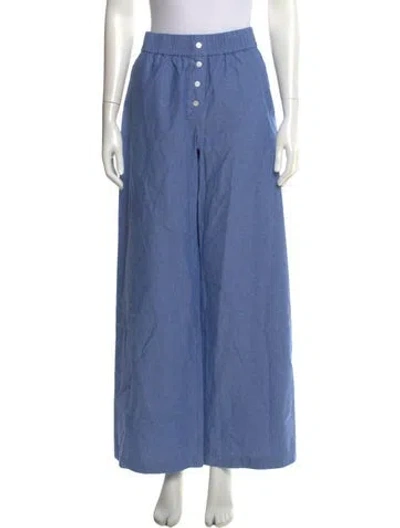 Pre-owned Baum Und Pferdgarten Wide Leg Pants In Blue
