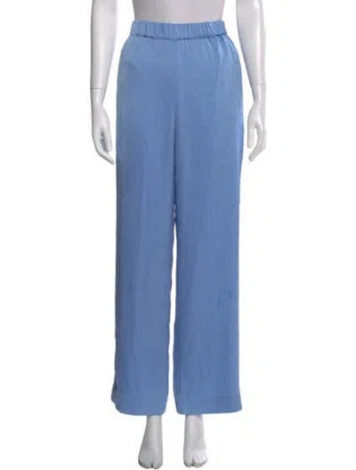 Pre-owned Baum Und Pferdgarten Wide Leg Pants In Blue