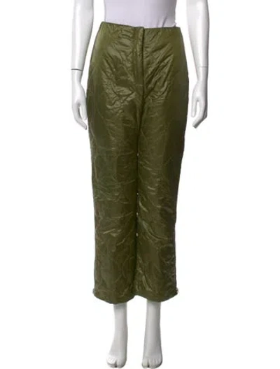 Pre-owned Baum Und Pferdgarten Wide Leg Pants In Green