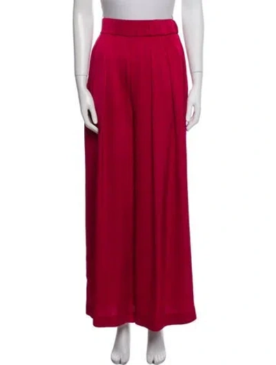 Pre-owned Baum Und Pferdgarten Wide Leg Pants In Red