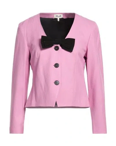 Baum Und Pferdgarten Woman Jacket Pink Size 4 Ecovero Viscose, Polyester, Elastane